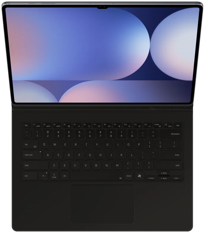 Originele Samsung Galaxy Tab S10 / S9 Ultra Hoes Keyboard Cover Zwart afbeelding 3