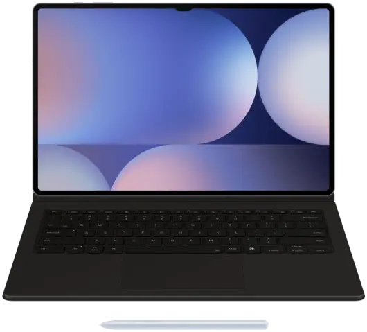 Originele Samsung Galaxy Tab S10 / S9 Ultra Hoes Keyboard Cover Zwart afbeelding 2