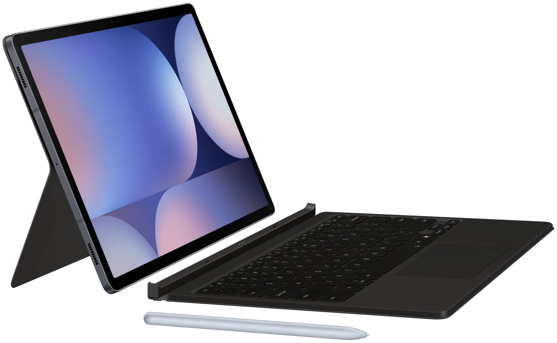 Originele Samsung Galaxy Tab S10+ / S9+ / S9 FE+ Hoes Keyboard Cover Zwart afbeelding 1