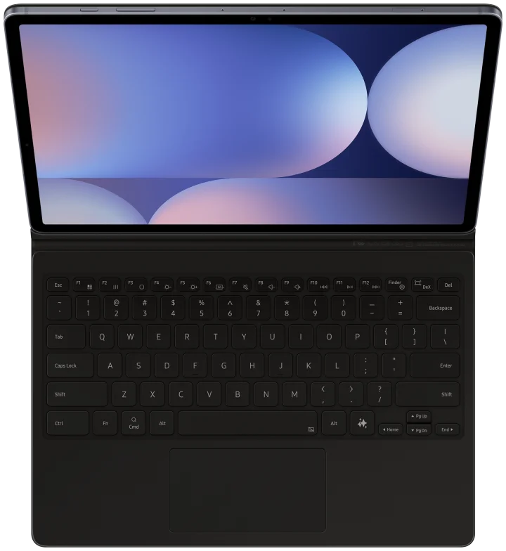 Originele Samsung Galaxy Tab S10+ / S9+ / S9 FE+ Hoes Keyboard Cover Zwart afbeelding 3