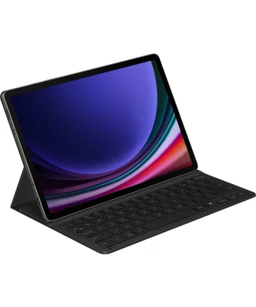 Originele Samsung Galaxy Tab S9 / S9 FE Hoes Slim Keyboard Cover Zwart Hoesjes