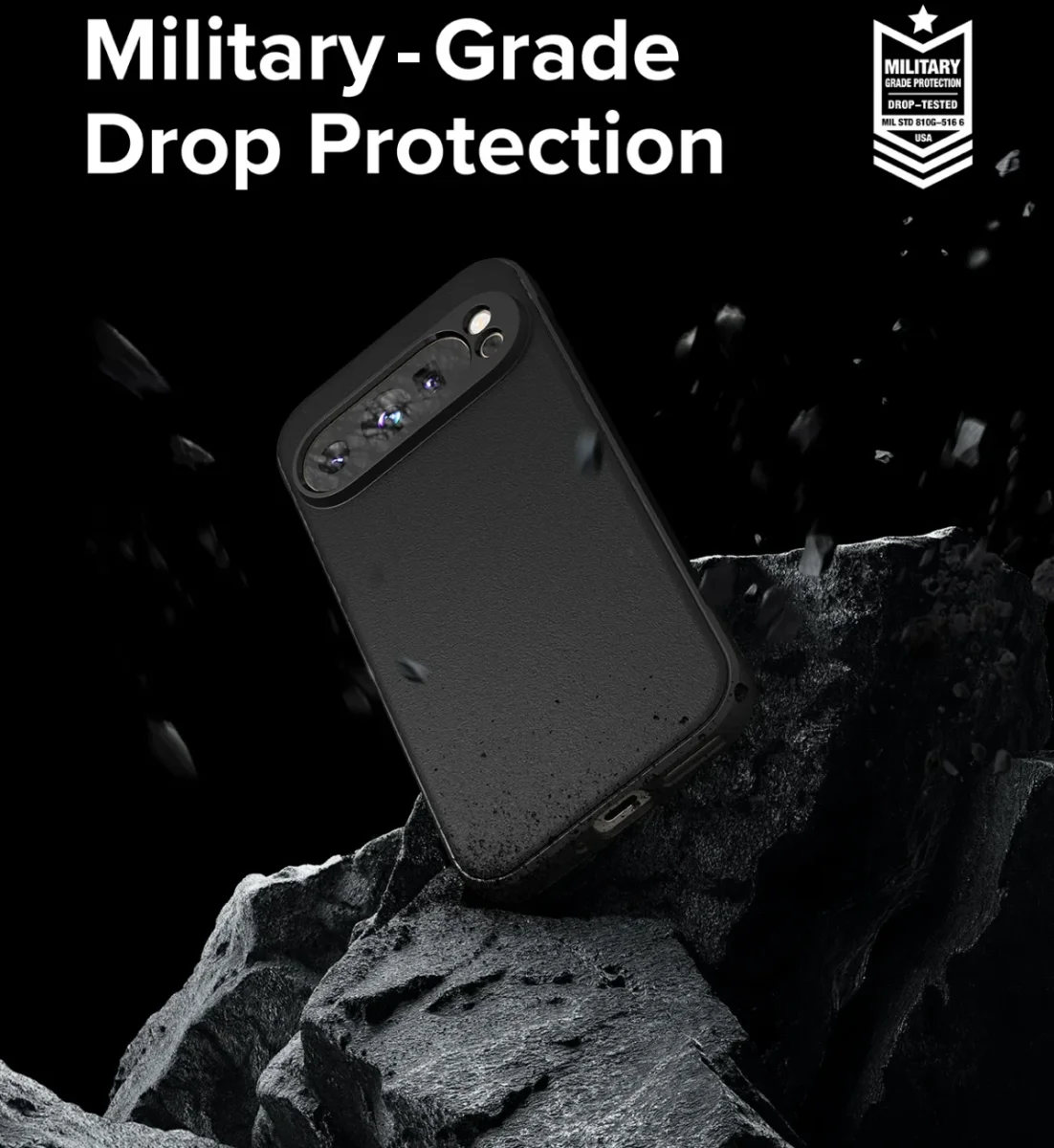 Ringke Onyx Google Pixel 9 Pro XL Hoesje Flexibel TPU Back Cover Zwart afbeelding 3