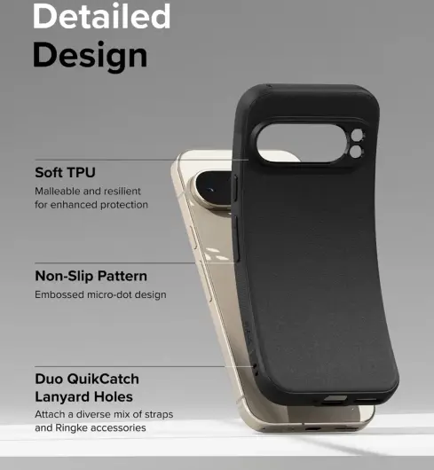Ringke Onyx Google Pixel 9 Pro XL Hoesje Flexibel TPU Back Cover Zwart afbeelding 7