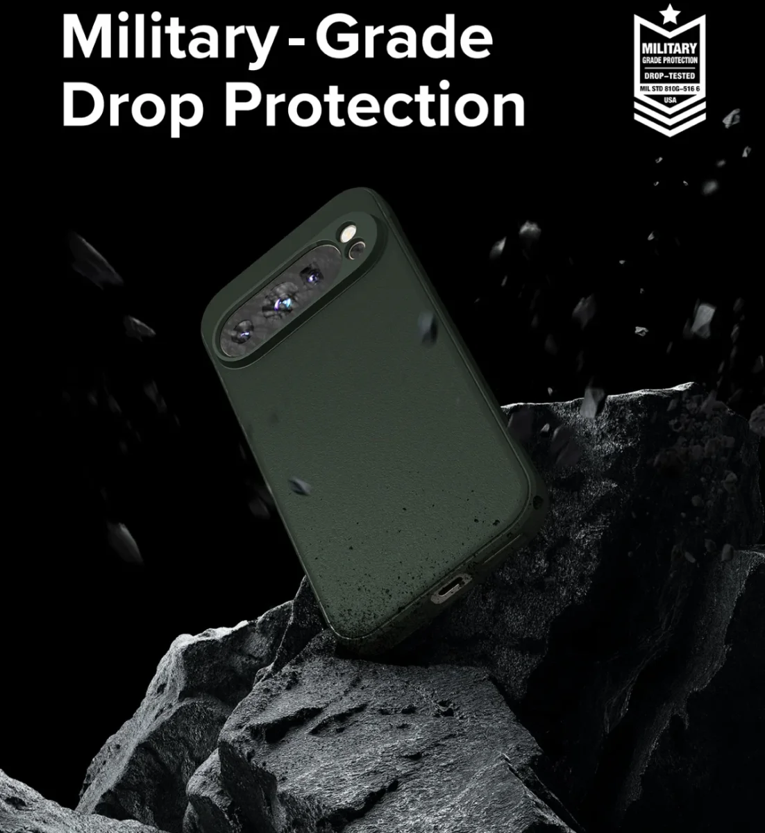 Ringke Onyx Google Pixel 9 Pro XL Hoesje Flexibel TPU Back Cover Groen afbeelding 3