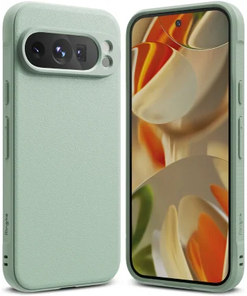 Ringke Onyx Google Pixel 9 Pro XL Hoesje Flexibel TPU Back Cover Mint Groen Hoesjes