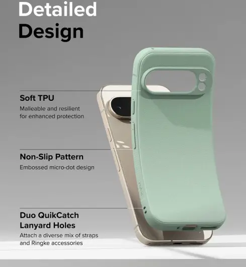 Ringke Onyx Google Pixel 9 Pro XL Hoesje Flexibel TPU Back Cover Mint Groen afbeelding 7