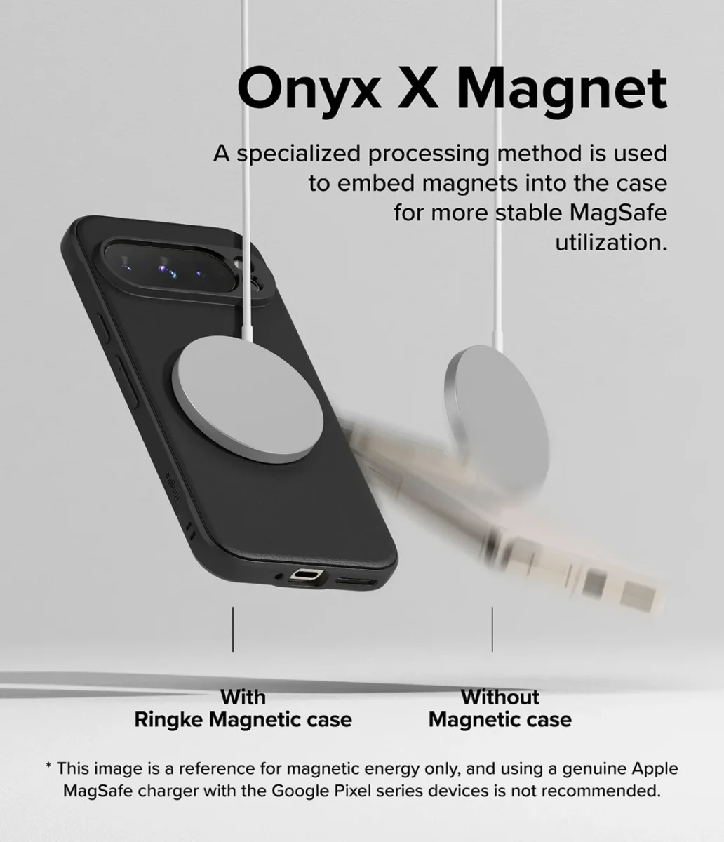 Ringke Onyx Magnetic Google Pixel 9 Pro XL Hoesje MagSafe Zwart afbeelding 3