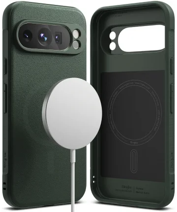 Ringke Onyx Magnetic Google Pixel 9 Pro XL Hoesje MagSafe Groen Hoesjes