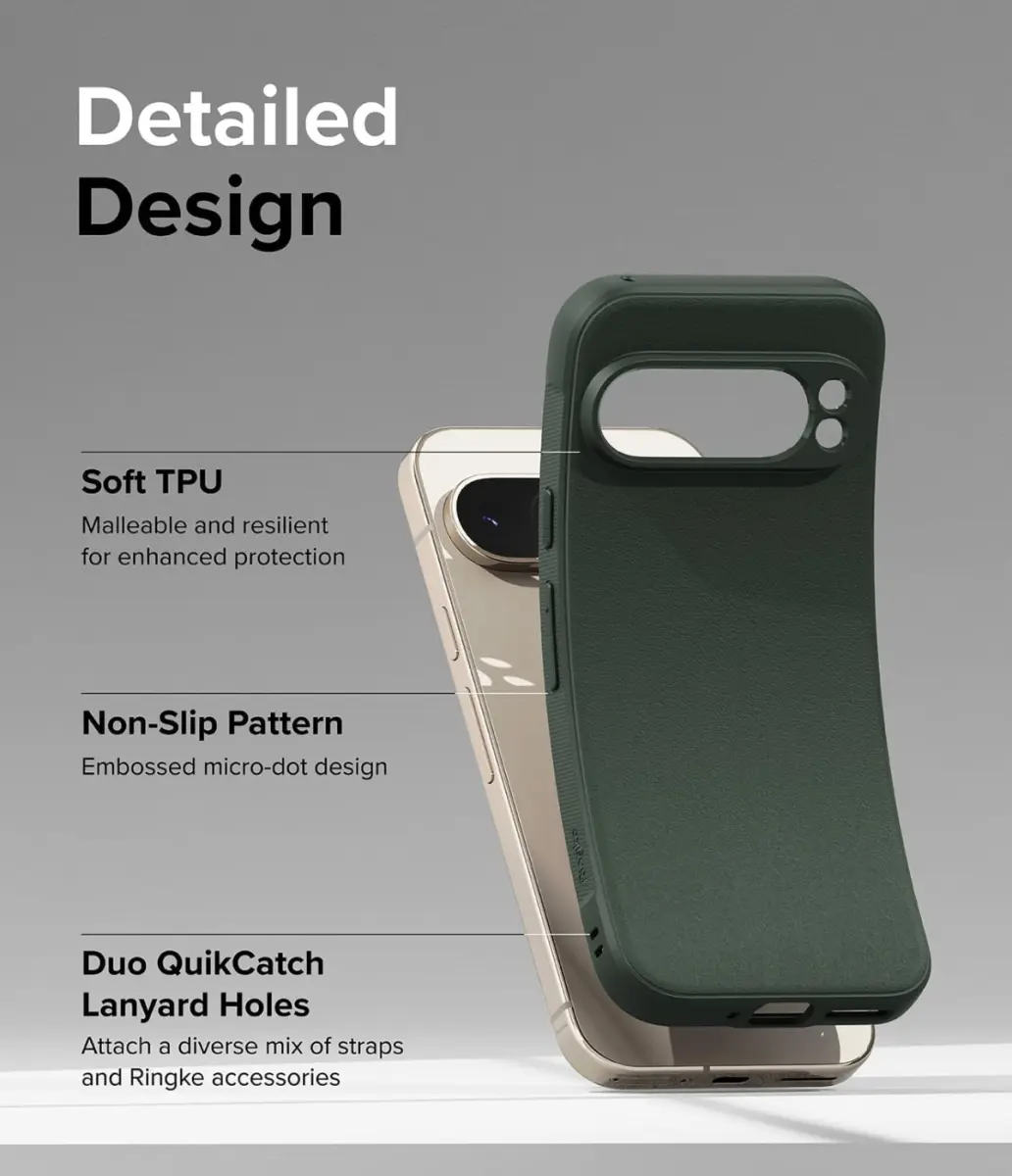 Ringke Onyx Google Pixel 9 Pro Hoesje Flexibel TPU Back Cover Groen afbeelding 8