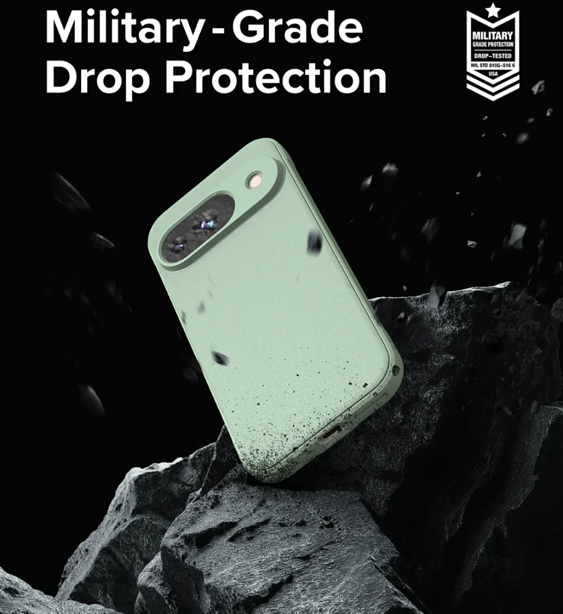Ringke Onyx Google Pixel 9 Hoesje Flexibel TPU Back Cover Mint Groen afbeelding 3