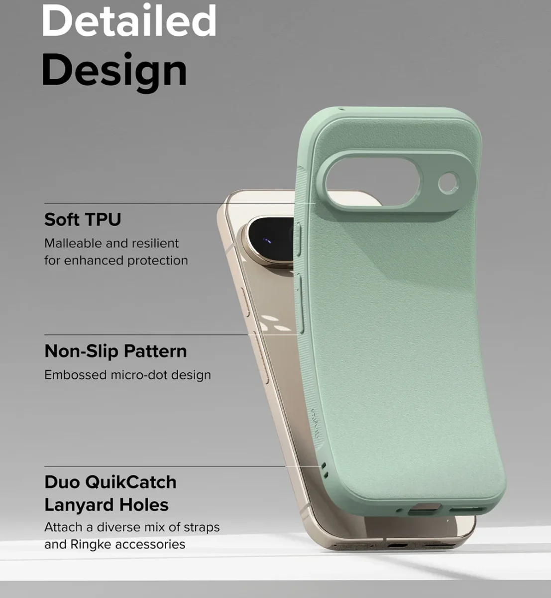 Ringke Onyx Google Pixel 9 Hoesje Flexibel TPU Back Cover Mint Groen afbeelding 7