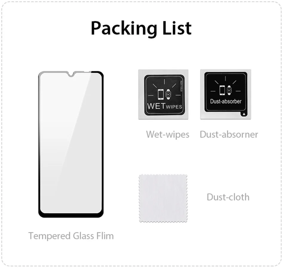 Dux Ducis Samsung Galaxy A06 Screen Protector 9H Tempered Glass 0.33mm afbeelding 7
