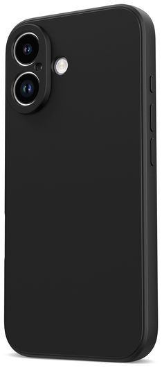 Apple iPhone 16 Hoesje met Camera Bescherming Dun TPU Back Cover Zwart afbeelding 4