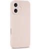 Apple iPhone 16 Hoesje met Camera Bescherming Dun TPU Back Cover Roze