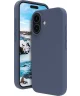 Apple iPhone 16 Hoesje met Camera Bescherming Dun TPU Back Cover Blauw