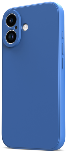 Apple iPhone 16 Hoesje met Camera Bescherming Dun TPU Back Cover Blauw afbeelding 6