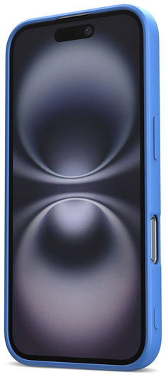 Apple iPhone 16 Hoesje met Camera Bescherming Dun TPU Back Cover Blauw afbeelding 7