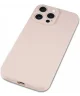 Apple iPhone 16 Pro Hoesje met Camera Bescherming Dun TPU Back Cover Roze