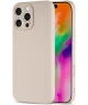 Apple iPhone 16 Pro Hoesje met Camera Bescherming Dun TPU Back Cover Beige