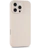 Apple iPhone 16 Pro Hoesje met Camera Bescherming Dun TPU Back Cover Beige