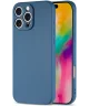 Apple iPhone 16 Pro Max Hoesje met Camera Bescherming Dun TPU Back Cover Blauw