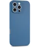 Apple iPhone 16 Pro Max Hoesje met Camera Bescherming Dun TPU Back Cover Blauw