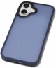 Apple iPhone 16 Hoesje Back Cover Matte Blauw