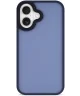 Apple iPhone 16 Hoesje Back Cover Matte Blauw