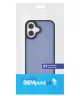 Apple iPhone 16 Hoesje Back Cover Matte Blauw