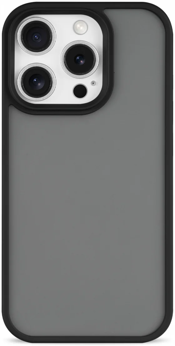 Apple iPhone 16 Pro Hoesje Back Cover Matte Zwart afbeelding 5