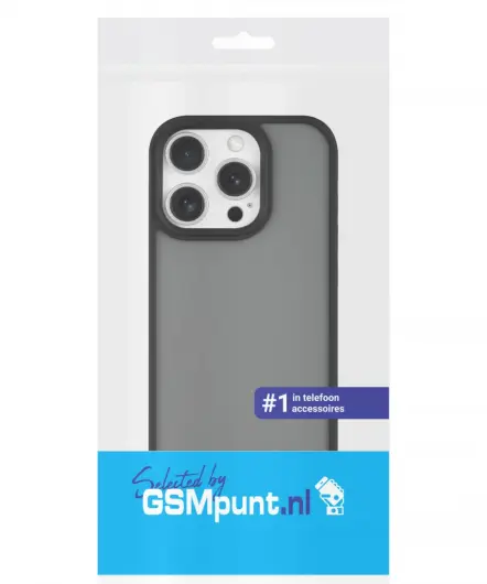 Apple iPhone 16 Pro Max Hoesje Back Cover Matte Zwart afbeelding 7