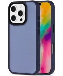 Apple iPhone 16 Pro Max Hoesje Back Cover Matte Blauw