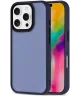 Apple iPhone 16 Pro Max Hoesje Back Cover Matte Blauw