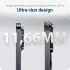 Apple iPhone 16 Pro Hoesje Metal Corner Frame Case MagSafe Zwart afbeelding 3