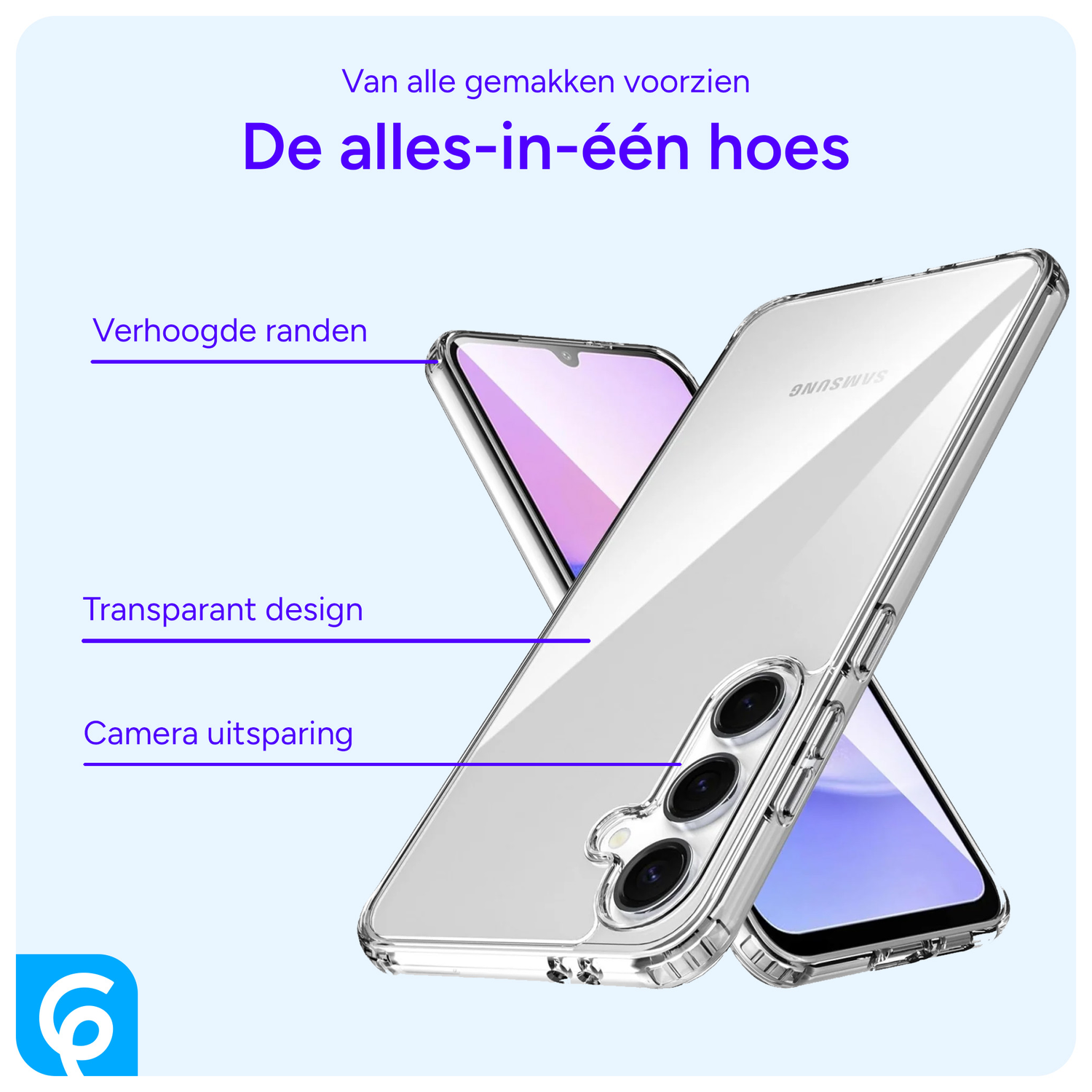 Samsung Galaxy A16 Hoesje Dun TPU Back Cover Transparant afbeelding 4
