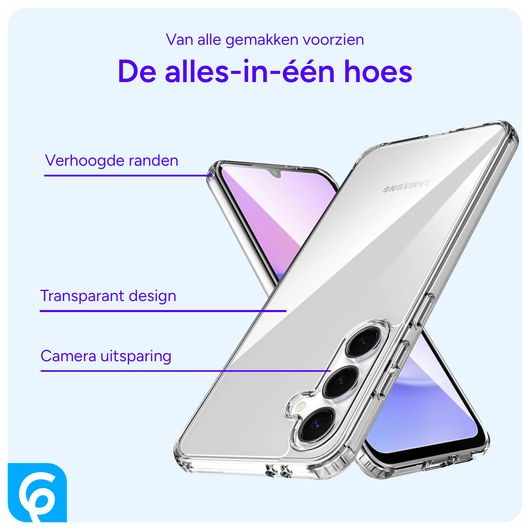 Samsung Galaxy A16 Hoesje Dun TPU Back Cover Transparant afbeelding 4