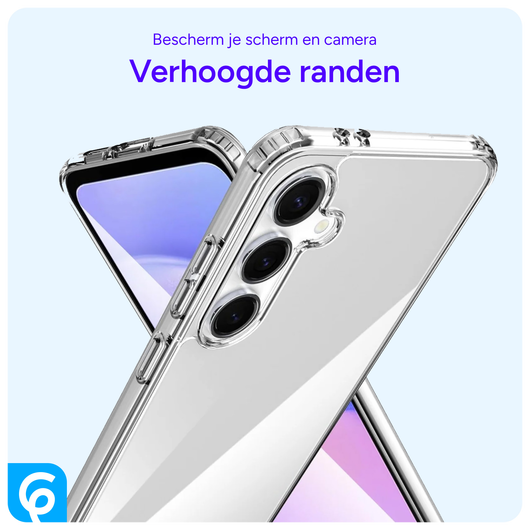 Samsung Galaxy A16 Hoesje Dun TPU Back Cover Transparant afbeelding 2