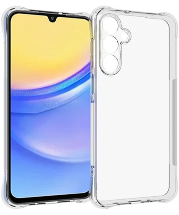 Samsung Galaxy A16 Hoesje Schokbestendig en Dun TPU Back Cover Transparant Hoesjes