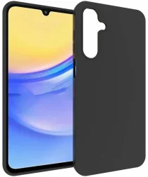 Samsung Galaxy A16 Hoesje Dun TPU Back Cover Matte Zwart