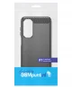 Samsung Galaxy A16 Hoesje Geborsteld TPU Flexibele Back Cover Zwart