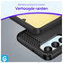 Samsung Galaxy A16 Hoesje Geborsteld TPU Flexibele Back Cover Zwart afbeelding 5