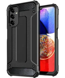 Samsung Galaxy A16 Hoesje Shock Proof Hybride Back Cover Zwart