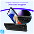 Samsung Galaxy A16 Hoesje Shock Proof Hybride Back Cover Zwart afbeelding 2