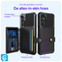 Samsung Galaxy A16 Hoesje 3-in-1 Pasjes Portemonnee Back Cover Zwart afbeelding 3