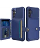 Samsung Galaxy A16 Hoesje 3-in-1 Pasjes Portemonnee Back Cover Blauw