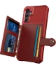 Samsung Galaxy A16 Hoesje 3-in-1 Pasjes Portemonnee Back Cover Rood