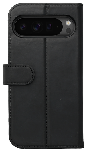 Rosso Elite Google Pixel 9 Pro XL Hoesje MagSafe Book Case Echt Leer Zwart afbeelding 8
