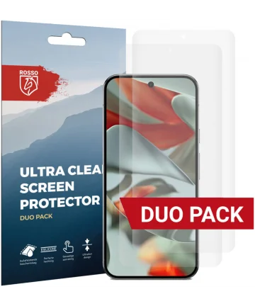 Rosso Google Pixel 9 Pro XL Screen Protector Case Friendly Folie Duo Pack Screen Protectors