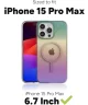 ZAGG Milan Snap iPhone 15 Pro Max Hoesje MagSafe Iridescent