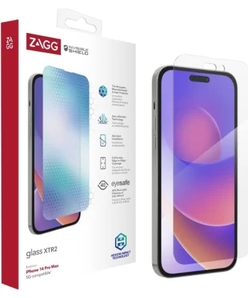 ZAGG InvisibleShield Glass XTR2 iPhone 14 Pro Max Screen Protector Screen Protectors